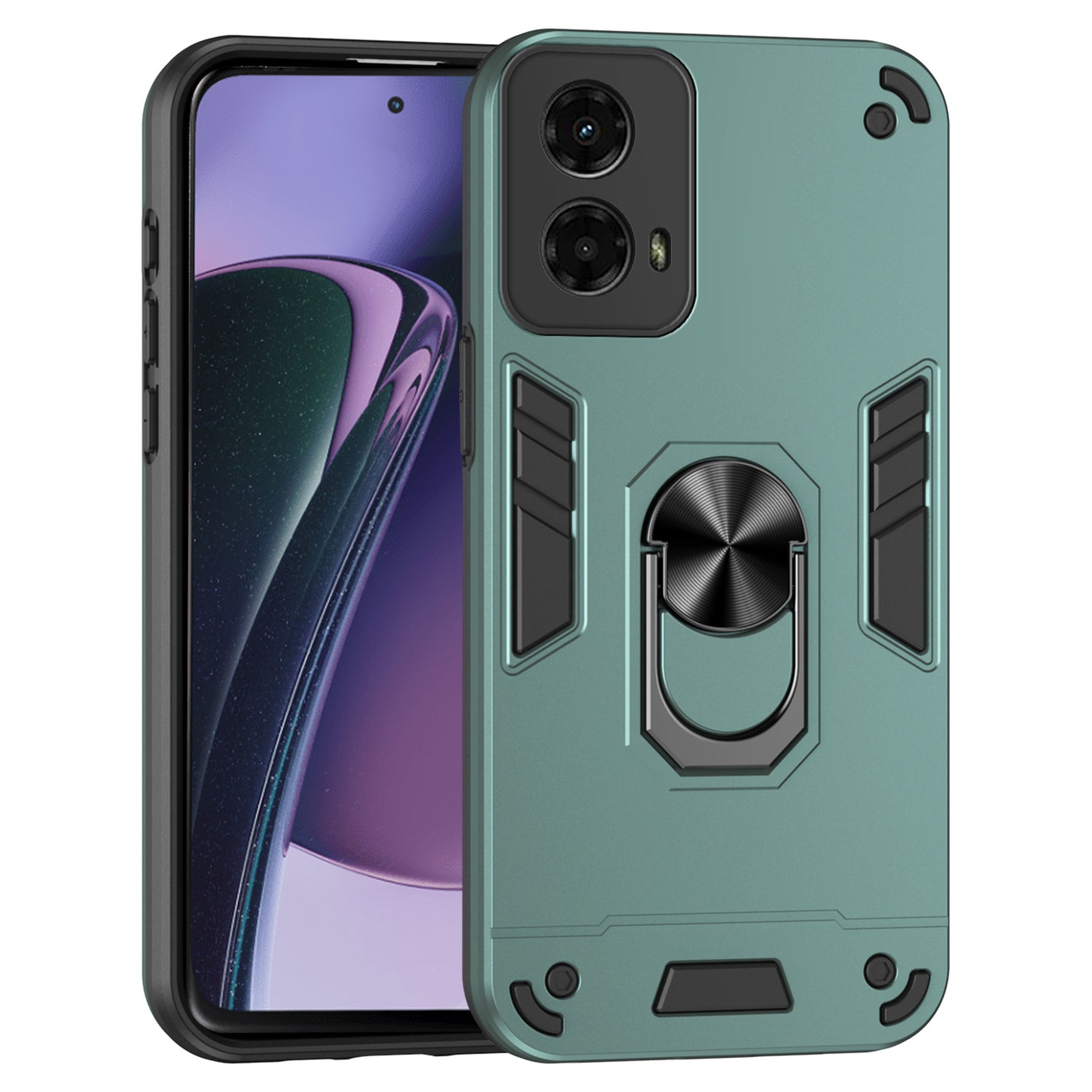 For Motorola Moto G 5G (2024) Case Kickstand Phone Cover Support Magnetic Car Mount For Motorola Moto G 5G (2024) Case Kickstand Phone Cover Support Magnetic Car Mount